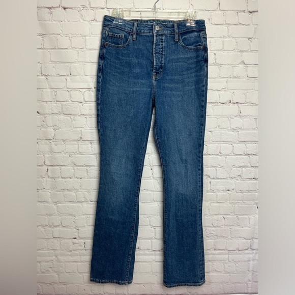 Old Navy High Rise Kicker Boot Cut Jeans - Picture 1 of 13